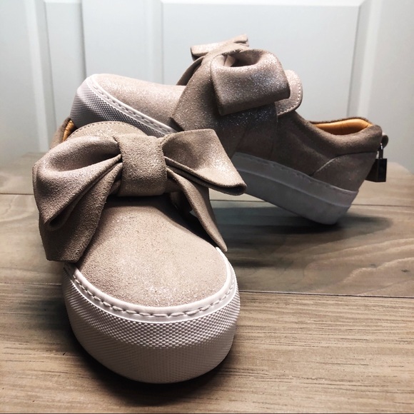 Buscemi Shoes - Buscemi Made in Italy Sparkle Bow Sneaker